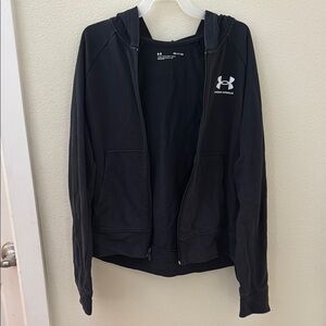 Under Armour Black Athletic Zip-Up Jacket